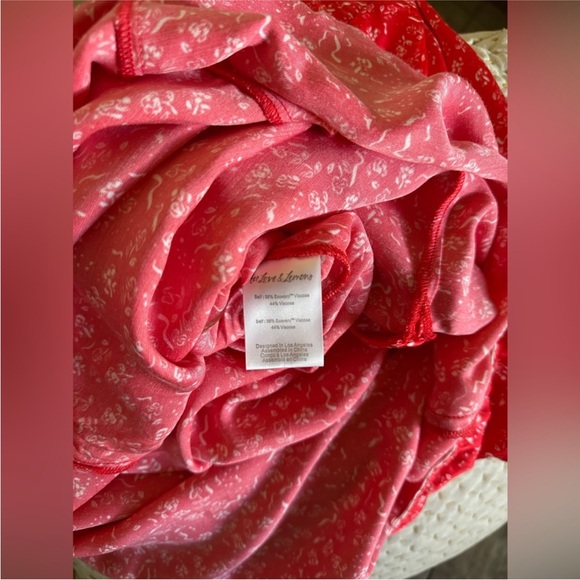 For Love and Lemons Chianti top and barbera midi skirt set pink XS - Picture 12 of 12